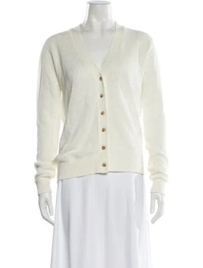 Pre-owned Onia V-neck Sweater In Neutral