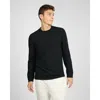 Onia Waffle Crewneck In Black