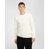 Onia Waffle Crewneck In White