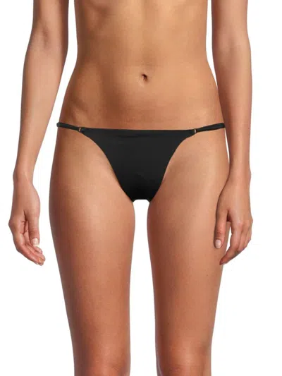 Onia Women's Adjustable Bikini Bottom In Black