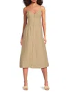 Onia Women's Corset Midi Dress In Beige
