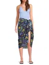 ONIA WOMEN'S FLORAL SARONG COVER UP