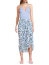 ONIA WOMEN'S FLORAL SARONG COVER UP