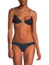 Onia Liana Bikini Top In Deep Navy