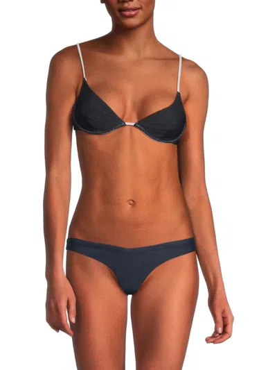 Onia Women's Liana Bikini Top In Deep Navy