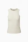 Onia Women's Linen Knit Tank Top In White In White