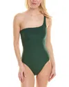 Onia Wren One-shoulder Ribbed Swimsuit