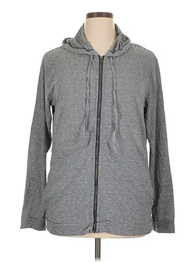 Pre-owned Onia Zip Up Hoodie In Gray