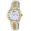 Oniss Men's Admiral White Dial Watch In Gold
