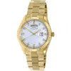 Oniss Men's Admiral White Dial Watch In Gold
