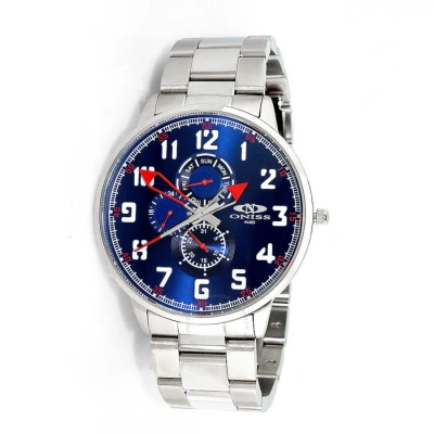 Oniss On1818 Quartz Blue Dial Men's Watch Onj1818-mbu