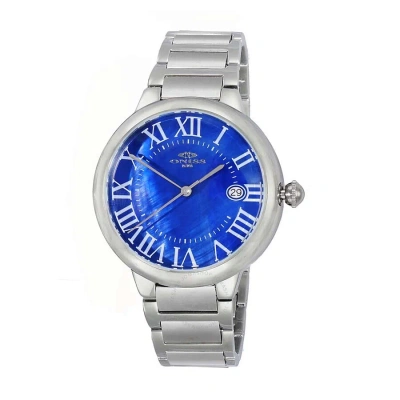 Oniss On2222 Automatic Blue Dial Men's Watch Onj2222-0mbu In Metallic