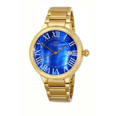 Oniss On2222 Automatic Blue Dial Men's Watch Onj2222-0mgbu In Gold