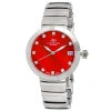 ONISS ONISS ON5559SS QUARTZ RED DIAL LADIES WATCH ON5559SSLRD