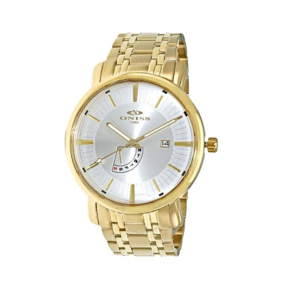 Oniss Sorrento Quartz White Dial Men's Watch On2626-mgwt In Gold