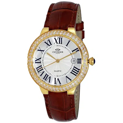 Oniss Women's Amor Blue Dial Watch In Gold