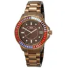 Oniss Women's Crown Ii Brown Dial Watch In Multi