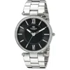 Oniss Women's Princess Black Dial Watch In Metallic