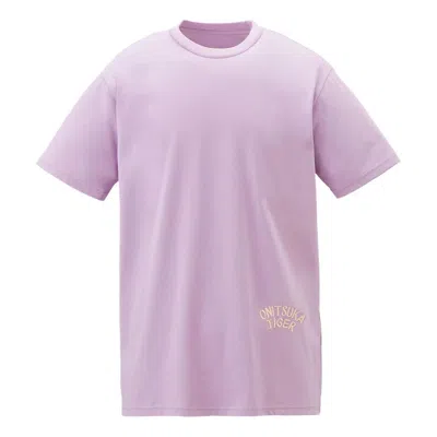 Onitsuka Tiger 3d Graphic Tee 'purple' In Pink