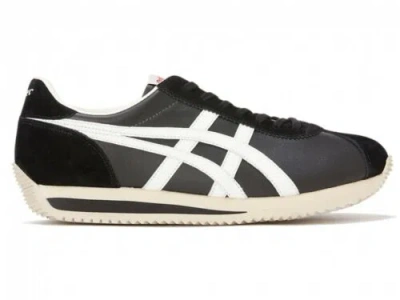 Pre-owned Onitsuka Tiger Asics  Moal 77 1183b360 Black/white With Shoe Bag