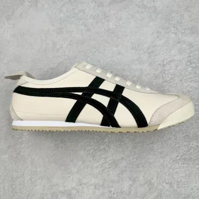 Pre-owned Onitsuka Tiger Authentic Asics  Mexico 66 Brand Black And White
