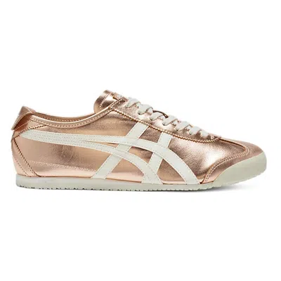 Pre-owned Onitsuka Tiger Authentic  Mexico 66 Rose Gold Cream Sneakers 1183b566 700 Fedex In Rose Gold / Cream