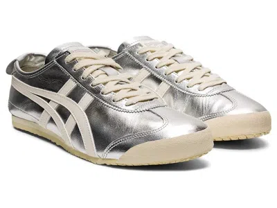 Pre-owned Onitsuka Tiger Authentic  Mexico 66 Silver Off White 1183b566 021 Ship Fedex