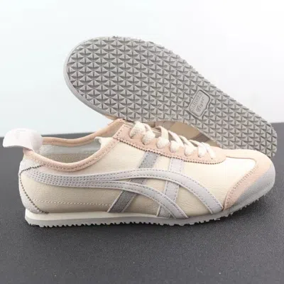 Pre-owned Onitsuka Tiger Authentic  Mexico 66 Sneakers Brand W/box Unisex In White