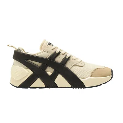 Pre-owned Onitsuka Tiger Big Logo Trainer 2.0 'birch Black' In Cream