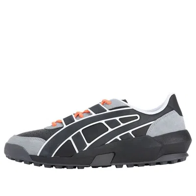 Onitsuka Tiger Big Logo Trainer 'black White Orange' In Gray