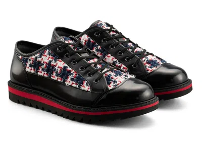 Pre-owned Onitsuka Tiger Blucher Lo Low-cut Shoes Leather Synthetic Fiber 22.5cm Japan In Black