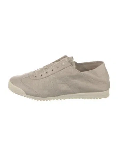 Pre-owned Onitsuka Tiger Canvas Sneakers In Neutrals