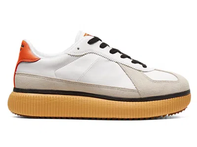 Pre-owned Onitsuka Tiger Delecity 3 Color 4.5in 1183b874 Artificial Leather Japan In White