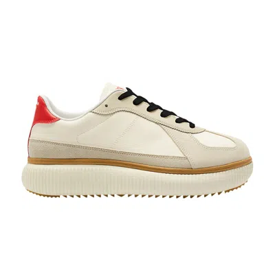 Pre-owned Onitsuka Tiger Delecity 'cream Fiery Red'