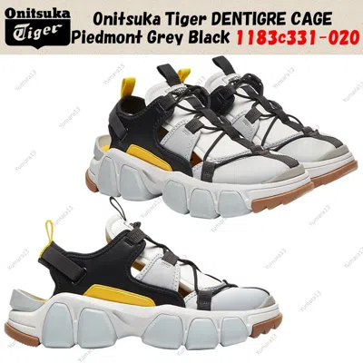 Pre-owned Onitsuka Tiger Dentigre Cage Piedmont Grey Black 1183c331-020 Unisex Size