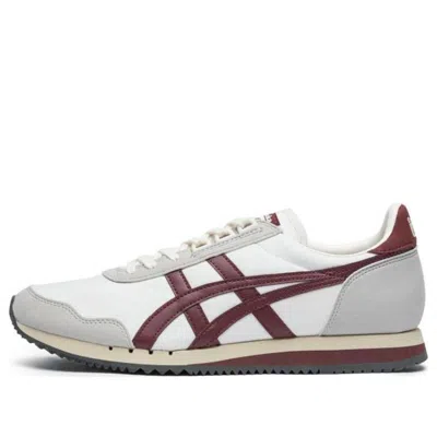 Onitsuka Tiger Dualio Marathon Running Shoes 'white Grey Burgundy'