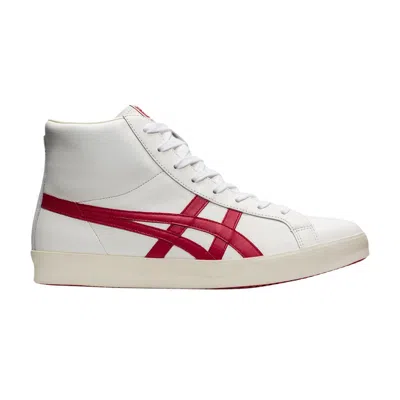 Pre-owned Onitsuka Tiger Fabre High Nm 'white Classic Red'