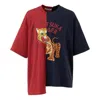 Onitsuka Tiger Graphic T-shirt 'red Navy' In Multi
