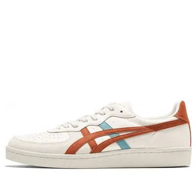 Onitsuka Tiger Gsm Shoes 'cream Piquant Orange' In White
