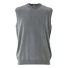Onitsuka Tiger Knit Vest 'heather Grey' In Gray