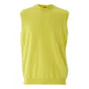 Onitsuka Tiger Knit Vest 'yellow' In Green