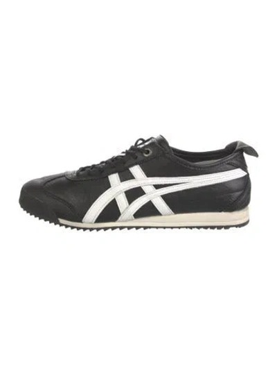 Pre-owned Onitsuka Tiger Leather Athletic Sneakers In Black/white
