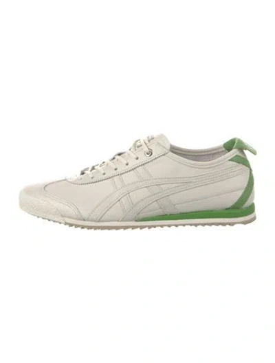 Pre-owned Onitsuka Tiger Leather Athletic Sneakers In Burgundy/neutrals