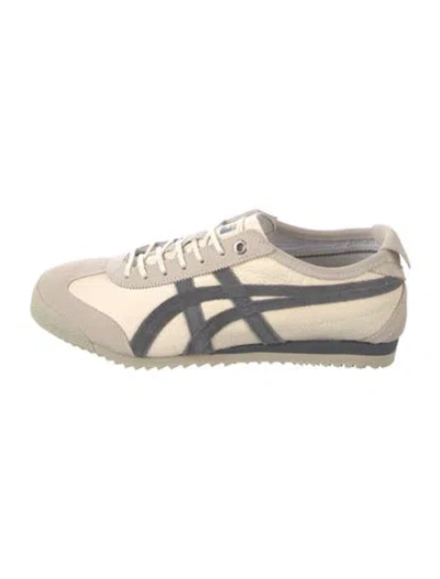 Pre-owned Onitsuka Tiger Leather Athletic Sneakers In Green/grey/neutrals
