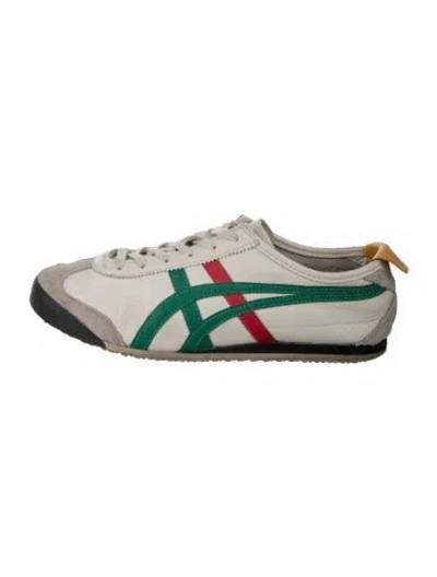 Pre-owned Onitsuka Tiger Leather Athletic Sneakers In Neutrals