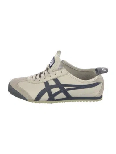 Pre-owned Onitsuka Tiger Leather Athletic Sneakers In Neutrals
