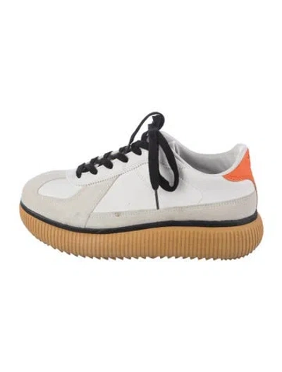 Pre-owned Onitsuka Tiger Leather Athletic Sneakers In White