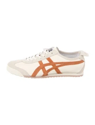 Pre-owned Onitsuka Tiger Leather Colorblock Pattern Athletic Sneakers In Neutrals