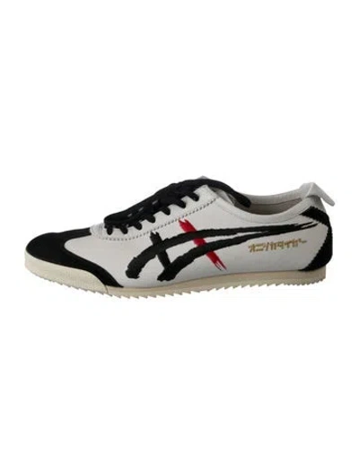 Pre-owned Onitsuka Tiger Leather Graphic Print Athletic Sneakers In Multi