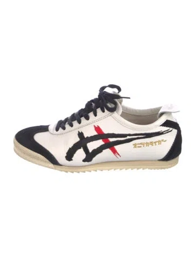 Pre-owned Onitsuka Tiger Leather Printed Sneakers In Multi